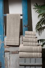 „Бежова Хармония“ Комплект хавлиени кърпи – 3 броя – 100% Памук