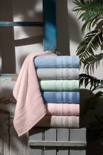 „Бежова Хармония“ Комплект хавлиени кърпи – 3 броя – 100% Памук - Image 2