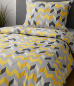 „Жълта Енергия“ Спално бельо, Памук Ранфорс - 5 части с 2 плика - Image 2