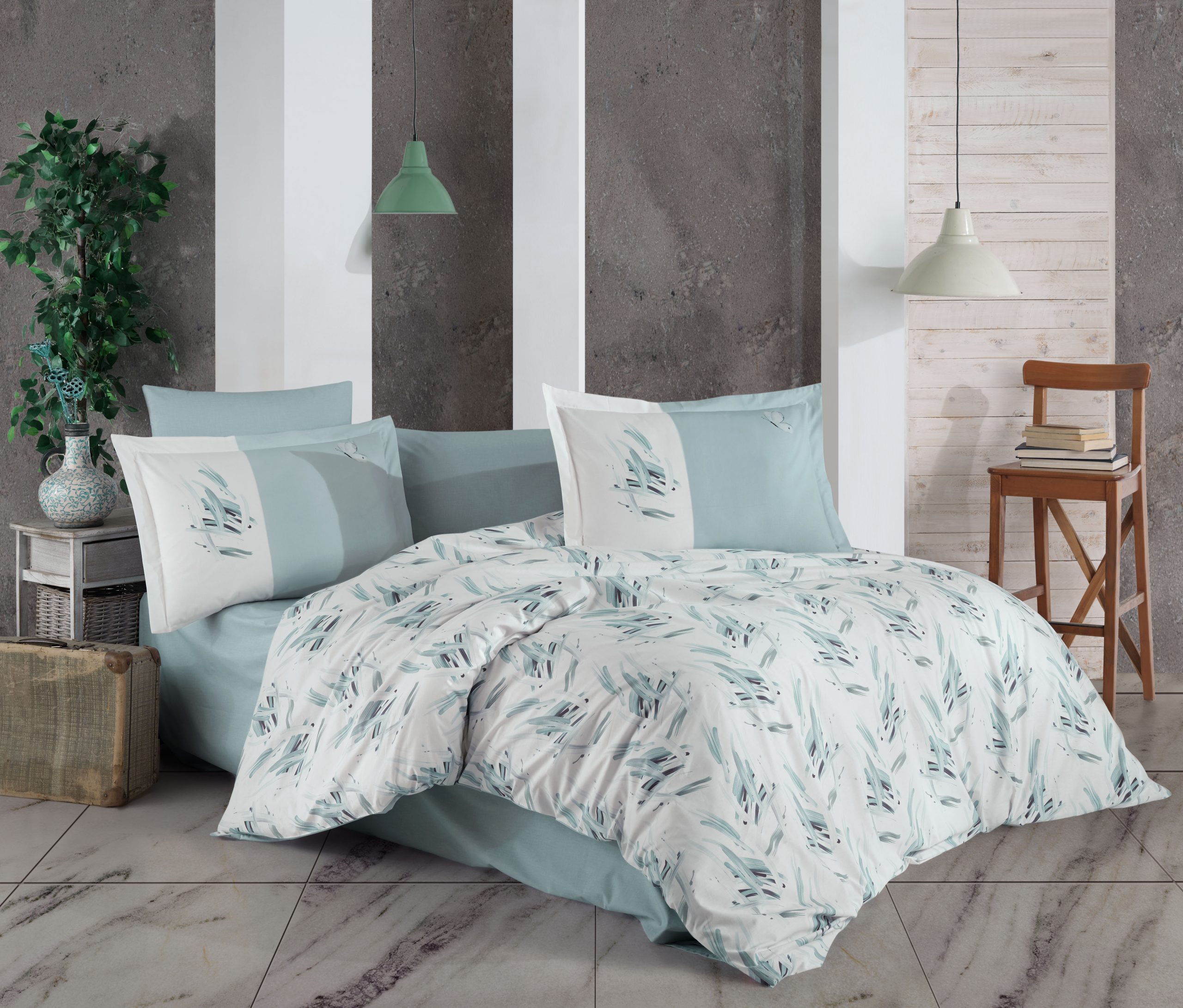 Estate - Buzmavisi (1) „Hobby Poplin Estate Buzmavisi“ Спално бельо – 4 части – за спалня - Image 1