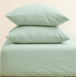 „Морска свежест“ Долен чаршаф с ластик + 2 калъфки – Памук Ранфорс – за легло 200x200 см - Image 2