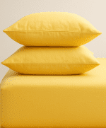 „Слънчево утро“ Долен чаршаф с ластик + 2 калъфки – Памук Ранфорс – за легло 180x200 см - Image 2