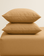 „Кафе“ Долен чаршаф с ластик + 2 калъфки – Памук Ранфорс – за легло 180x200 см - Image 2