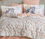 „Hobby Poplin Fiesta Somon“ Спално бельо – 4 части – за спалня - Image 2