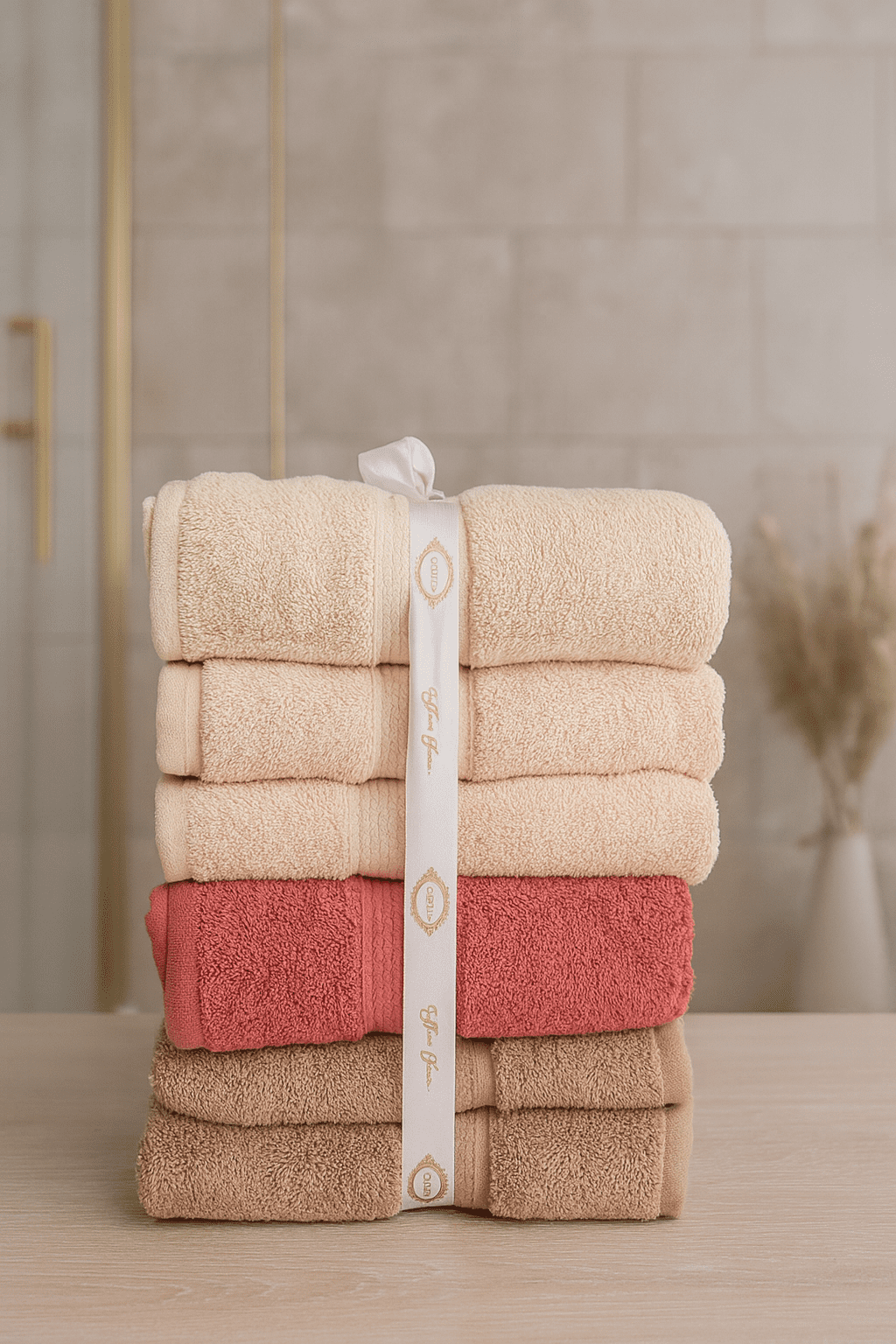 Свойства на луксозни хавлиени кърпи Комплект хавлиени кърпи 100% памук – 4 броя (140x70 см) - Image 1