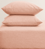 „Розов Пастел“ Долен чаршаф с ластик + 2 калъфки – Памук Ранфорс – за легло 160x200 см - Image 2