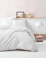 Памук сатен “White Elegance” Satin Stripe – 4 части – за спалня