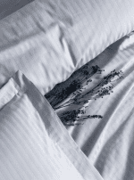 Памук сатен “Stripe Gri”  – 4 части – за спалня - Image 2