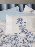 Спално бельо „Linora Blue"  Cotton Box - 5 части - за спалня - Image 2