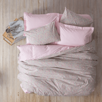 Спално бельо „Sihu Pink“  Cotton Box - 5 части - за спалня