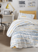 „Dashon“ спален комплект Памук Ранфорс – 3 части – за единично легло