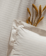 Памук сатен “Ekru Lux” Satin Stripe – 4 части – за спалня-Cotton box - Image 2