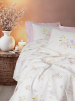 Estiva Petal Pink – Единичен Пике Комплект от 100% Памук - Image 2