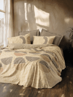 Спално бельо „Moona Kahve“  Cotton Box - 5 части - за спалня