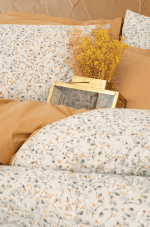 „Posy Beige“ спален комплект Памук Ранфорс – 3 части – за единично легло - Image 2