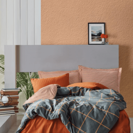 „Stark Tarcın“ спален комплект Памук Ранфорс – 3 части – за единично легло