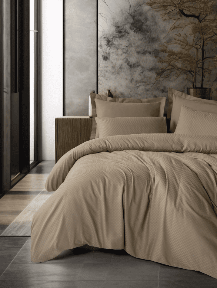 vison1 Спално бельо „Plaid Vizon“ Памук Ранфорс – 4 части - Image 1