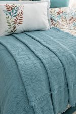 „Linum Turkuaz“ комплект Перкал с покривало Муселин – 7части - Image 4