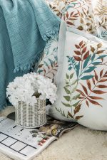 „Linum Turkuaz“ комплект Перкал с покривало Муселин – 7части - Image 2