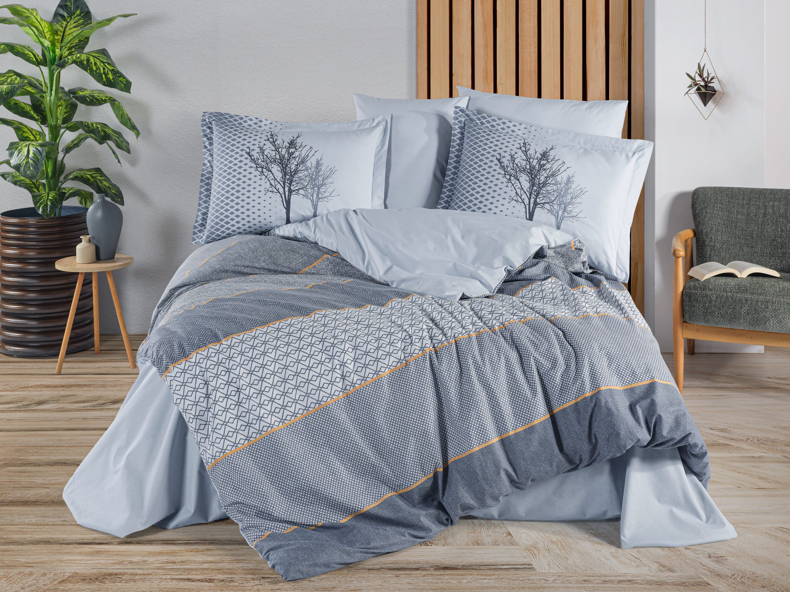 Tanya - Indigo Спално бельо - Hobby „Tanya Indigo“ - 4 части - Image 1