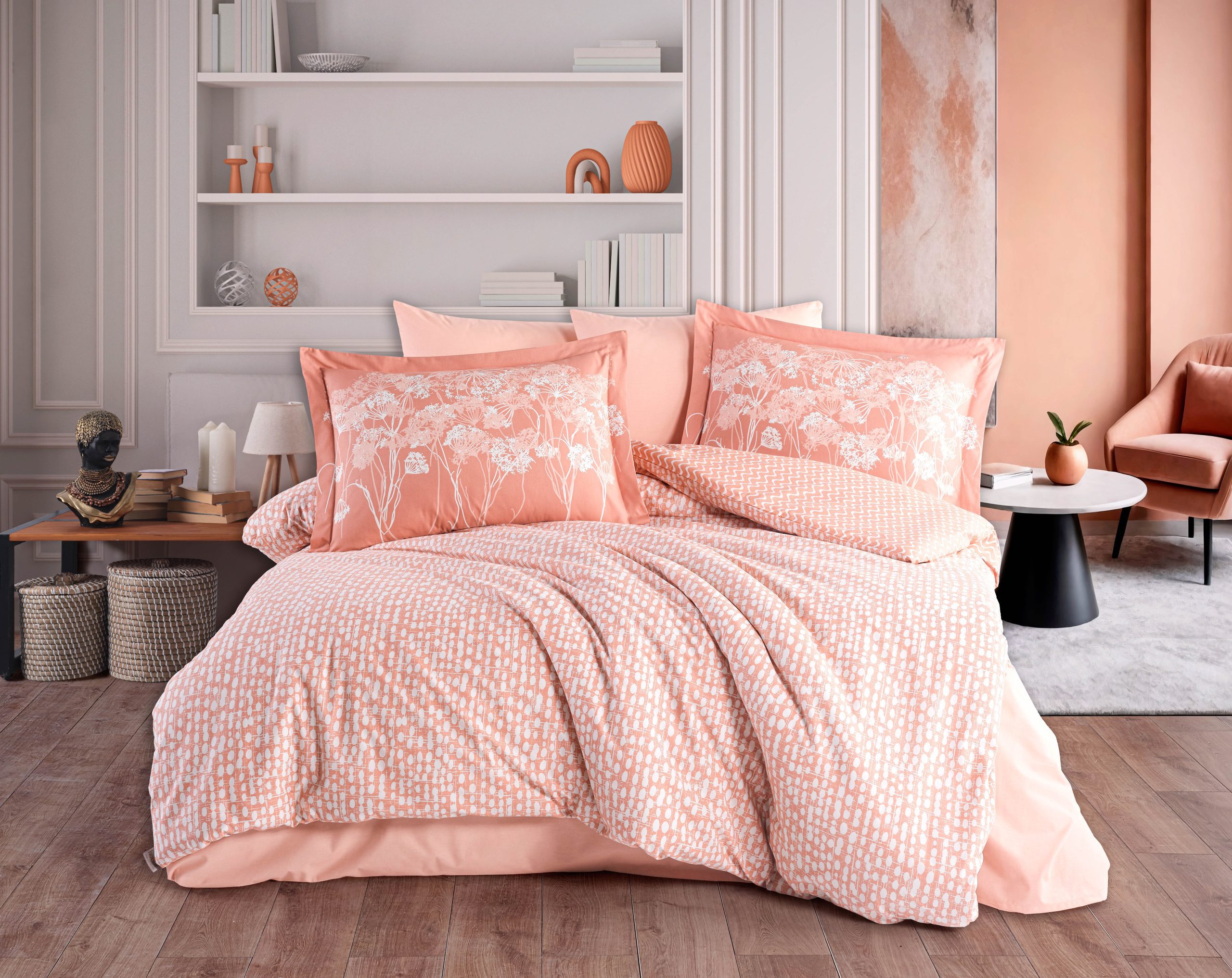 Velura - Terracota Спално бельо - Hobby „Velura - Terracota“ - 4 части - Image 1