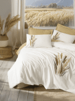 „ALVORA“ Спален комплект Памук Ранфорс – 6 части – за двойно легло | COTTON BOX