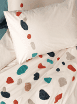 Спално бельо „Gaja Mint“-puff бродерия-Памук Ранфорс-6 части-Cotton Box - Image 2